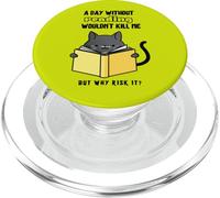 Un giorno senza leggere non mi ucciderebbe ma perché rischiare? PopSockets PopGrip per MagSafe