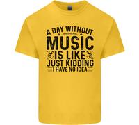 Un Giorno Senza Musica Pop Rock Reggae Dance T-Shirt Per Bambini