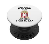 Un giorno senza popcorn è come scherzare, non ne ho idea PopSockets PopGrip Adesivo