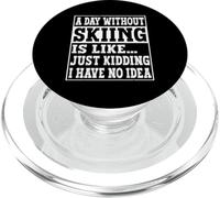 Un giorno senza sci è come.. divertente sciatore PopSockets PopGrip per MagSafe