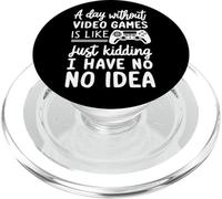 Un giorno senza videogiochi è come scherzare Non ho Ide PopSockets PopGrip per MagSafe