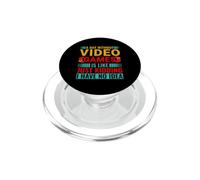 Un giorno senza videogiochi è come scherzare Non ho Ide PopSockets PopGrip per MagSafe