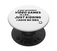 Un giorno senza videogiochi è come - Videogiochi PopSockets PopGrip Adesivo