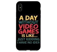 Un Giorno Senza Videogiochi Scherzo Non Ho Idea Gioco Su Custodia per iPhone XS Max