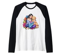 Un Golden Retriever con le donne Maglia con Maniche Raglan