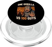 Un Gorilla Vs 100 Ragazzi Cento Uomini Meme PopSockets PopGrip per MagSafe