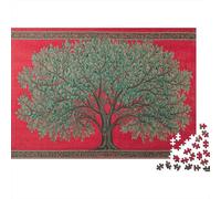 Un grande albero nel Medioevo Puzzle 1000Pcs Decorazione Per La Casa. Rilassamento E Intelligence Per Adulti E Bambini Da 14 Anni 38x26cm/1000pcs