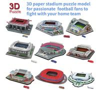 Un grande puzzle 3D a forma di stadio di carta per appassionati di calcio da combattere per la tua squadra di casa, calcio, Liverpool, Qatar Bernabeu,Camp Nou,Anfield,Old Trafford,Wembley,Coppa del Mo