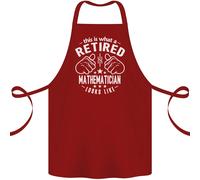 Un Grembiule In Cotone 100% Biologico Di Un Matematico In Pensione