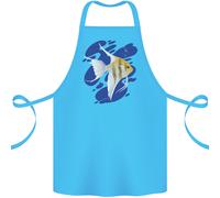 Un Grembiule In Cotone 100% Organico Con Pesce Angelo Nell'Oceano