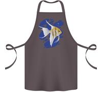 Un Grembiule In Cotone 100% Organico Con Pesce Angelo Nell'Oceano