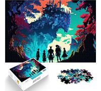 Un gruppo di eroi fantasy Puzzle da 1000 pezzi per adolescenti Vacanza a casa: uccidere il tempo perché è ideale come regalo per tutta la famiglia 38x26cm