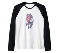 Un gufo acchiappasogni nativi americani patrimonio indiano tribale Maglia con Maniche Raglan