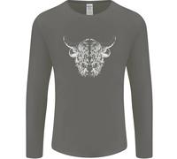 Un Highland Mucca Design Uomo Maniche