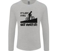 Un Hill Get Sopra It Ciclismo Ciclisti Divertente Uomo Maniche
