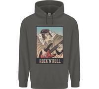 Un Hoodie Per Bambini Con Un Lottatore Di Sumo Che Suona La Chitarra Elettrica