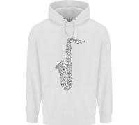 Un Hoodie Per Bambini Del Sassofono Strumento Musicale Brass Band
