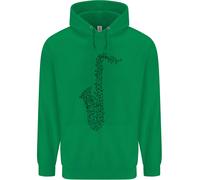 Un Hoodie Per Bambini Del Sassofono Strumento Musicale Brass Band