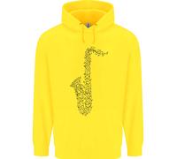 Un Hoodie Per Bambini Del Sassofono Strumento Musicale Brass Band