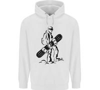 Un Hoodie Per Bambini Snowboarder Che Fa Snowboard Negli Sport Invernali