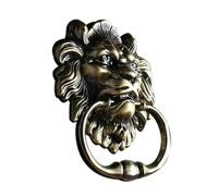 Un ko antico, Batacchio for porta a forma di testa leone in lega bronzo e zinco