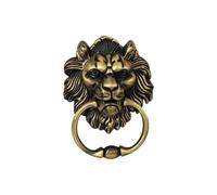 Un ko antico, Batacchio for porta a forma di testa leone in lega zinco multicolore for porte e sedie(C)