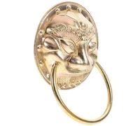 Un ko antico, Batacchio for porta d'ingresso dorato 11x8x2,5 cm