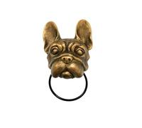 Un ko antico, Batacchio for porta d'ingresso in resina multicolore a forma di testa animale(C)