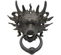 Un ko antico, Batacchio for porta in ghisa a forma di testa drago 16x6,5x17,1 cm
