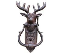 Un ko antico, Batacchio for porta in ghisa antico rustico 13,1x6x22,4 cm