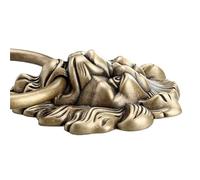 Un ko antico, Batacchio for porta in ottone con testa di leone multicolore(Bronze Knocker)