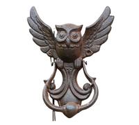 Un ko antico, Batacchio in ferro a forma di gufo 17,7x4,5x22,5 cm