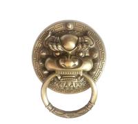 Un ko antico, Maniglia ad anello for batacchio a forma di testa leone in ottone pressofuso multicolore(Gold)