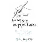 Un lápiz y un papel blanco