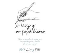 Un lápiz y un papel blanco