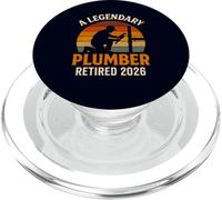 Un leggendario idraulico ritirato 2026 Retro Master Pipefitter PopSockets PopGrip per MagSafe