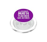 Un leggendario insegnante di matematica ha ritirato la matematica in pensione PopSockets PopGrip per MagSafe