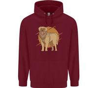 Un Leonberger Cane Bambini Felpa con Cappuccio