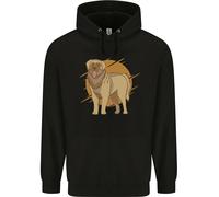 Un Leonberger Cane Bambini Felpa con Cappuccio