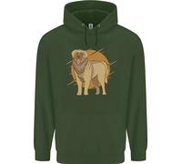 Un Leonberger Cane Bambini Felpa con Cappuccio