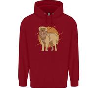 Un Leonberger Cane Bambini Felpa con Cappuccio