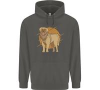 Un Leonberger Cane Bambini Felpa con Cappuccio