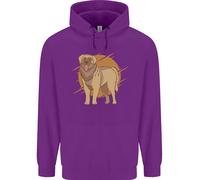 Un Leonberger Cane Bambini Felpa con Cappuccio