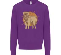 Un Leonberger Cane Bambini Felpa Maglione