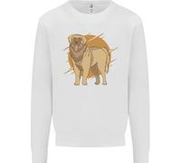 Un Leonberger Cane Bambini Felpa Maglione
