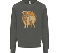 Un Leonberger Cane Bambini Felpa Maglione