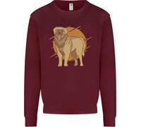 Un Leonberger Cane Bambini Felpa Maglione