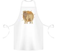 Un Leonberger Cane Cotone Grembiule 100% Biologico