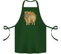 Un Leonberger Cane Cotone Grembiule 100% Biologico