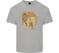 Un Leonberger Cane Uomo Cotone T-Shirt